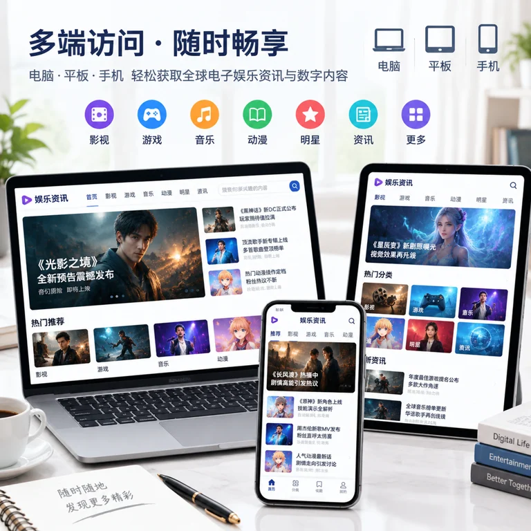 多端访问PG电子娱乐内容的场景示意图
